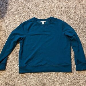 Athleta Women’s Retroterry Crewneck Sweatshirt - Coastal Teal Size Large